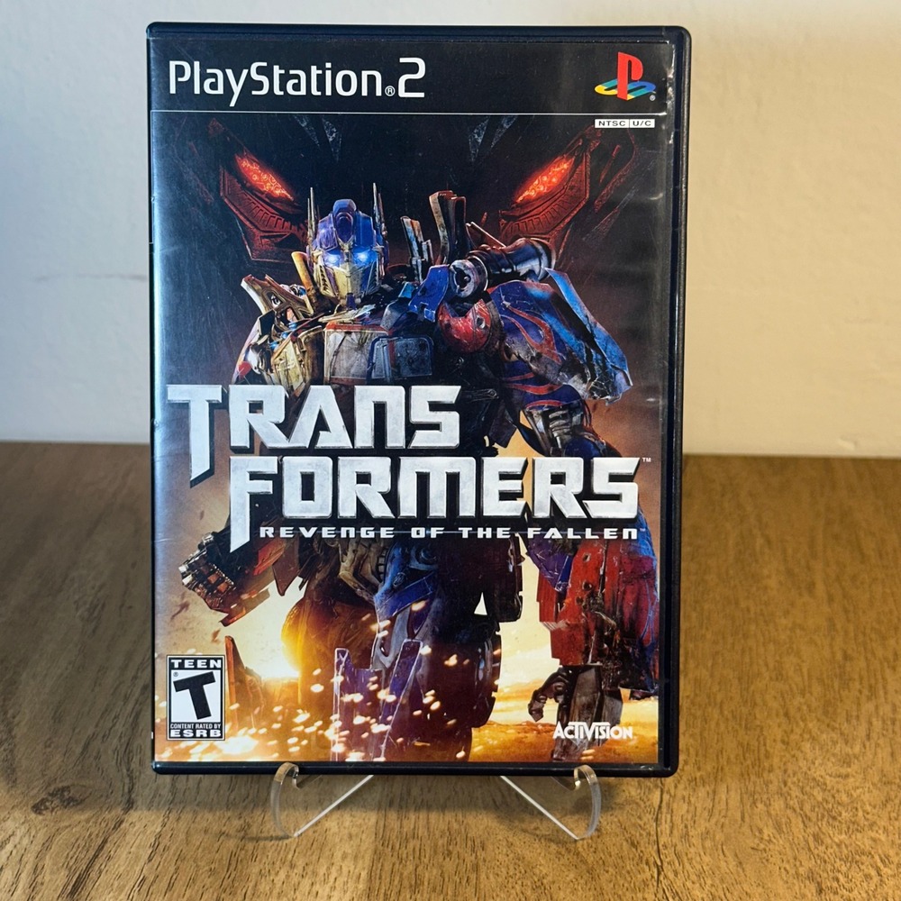 Activision Transformers Revenge of the Fallen PS2 Game Black Good SLUS 21881